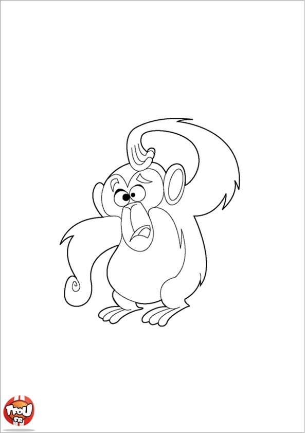 Kolorowanka z Małpką do Druku - Kreatywna Zabawa dla Dzieci kolorowanka do druku